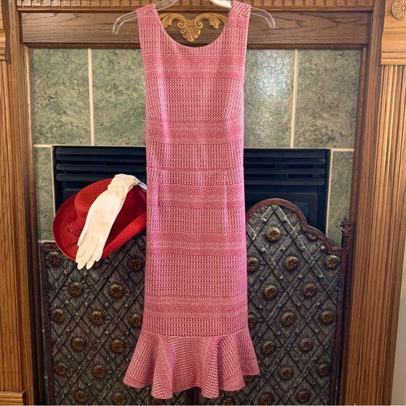 Banana Republic Knit Cross-back Peplum Dress - Picture 2 of 9
